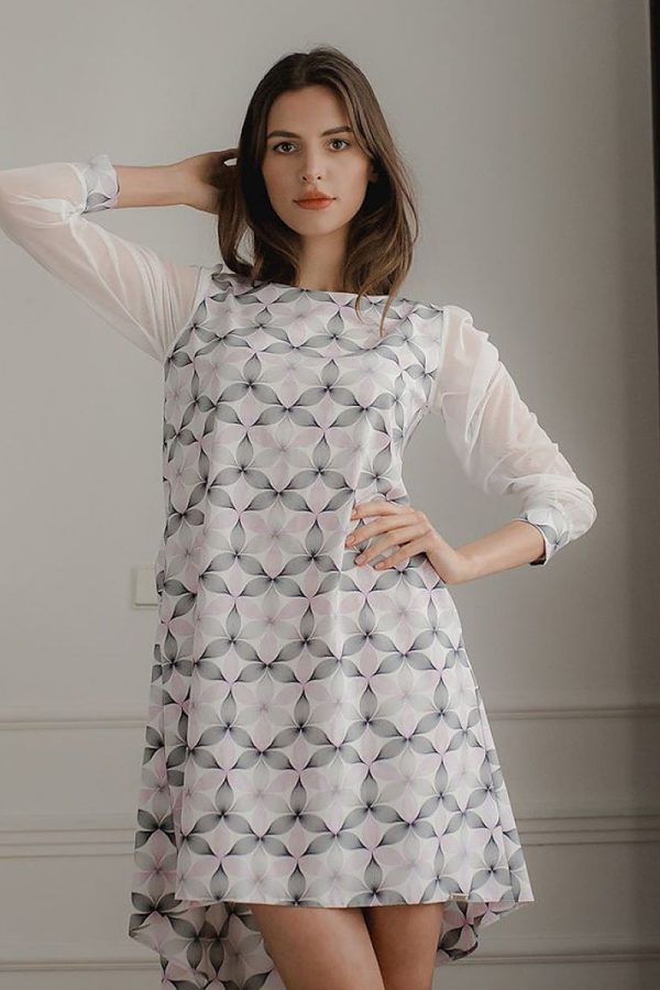 multicolor Cocktail dress model 143904 Lenitif