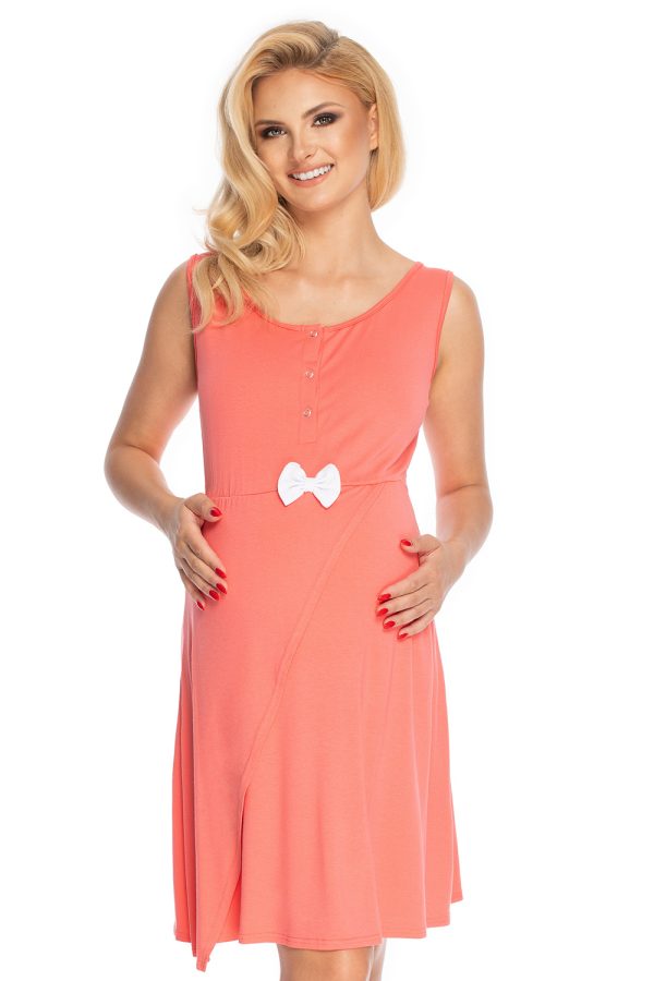 pink maternity nightgown model 147486 PeeKaBoo