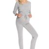887263 grey Pregnancy pajamas model 147500 PeeKaBoo