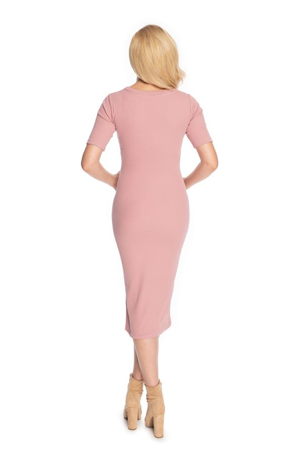 pink Pregnancy dress model 147520 PeeKaBoo