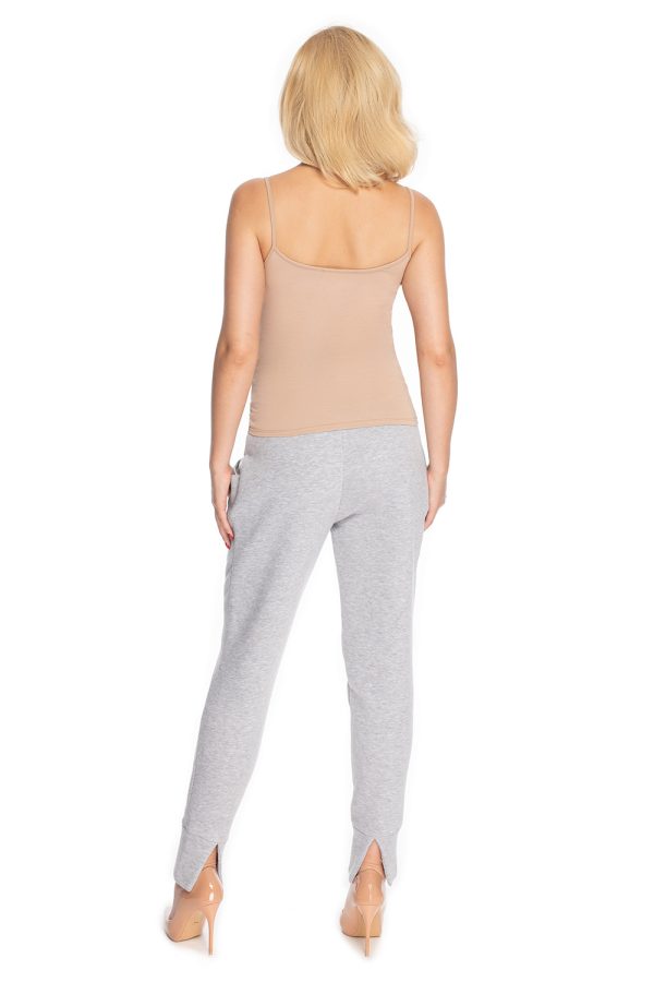 grey Maternity pants model 147525 PeeKaBoo