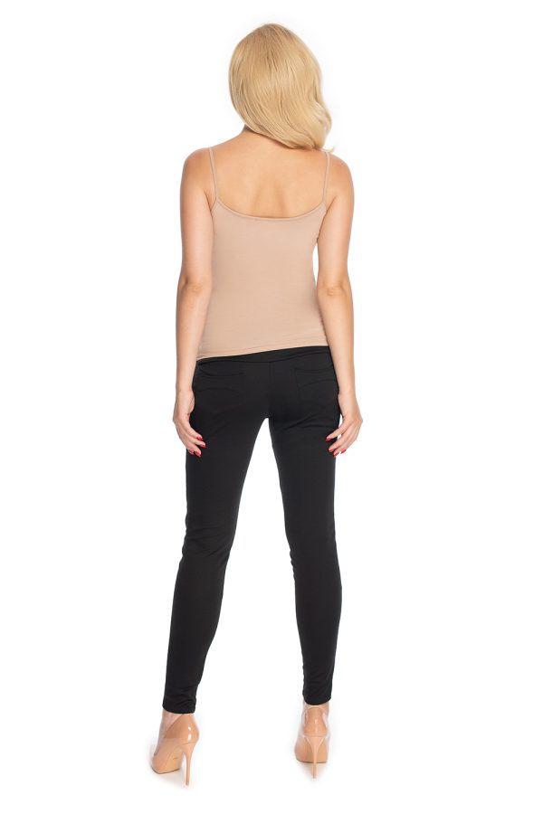 black Maternity pants model 147526 PeeKaBoo