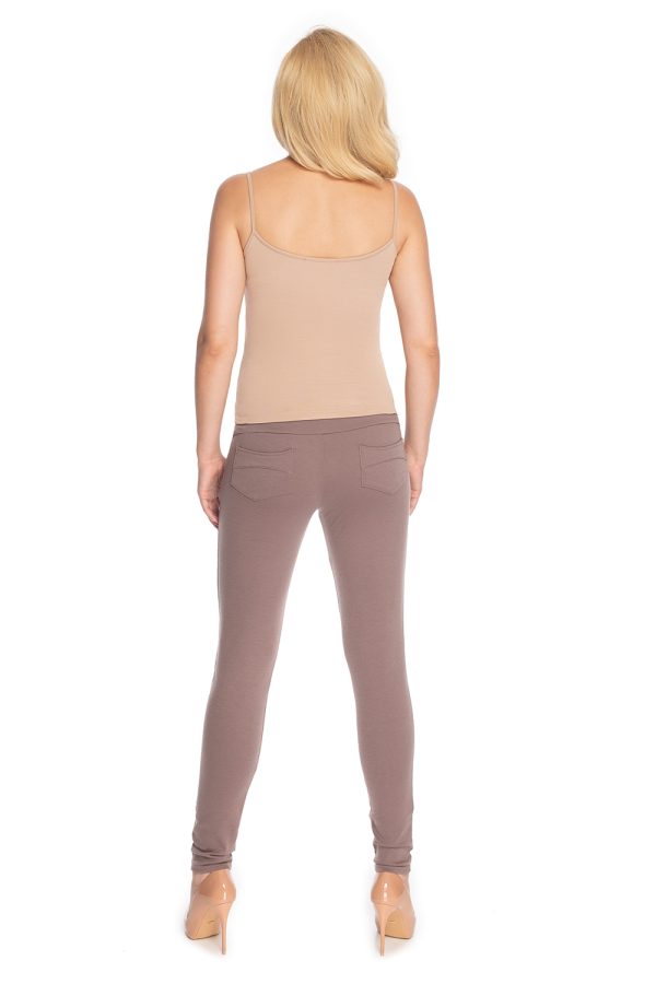 beige Maternity pants model 147527 PeeKaBoo