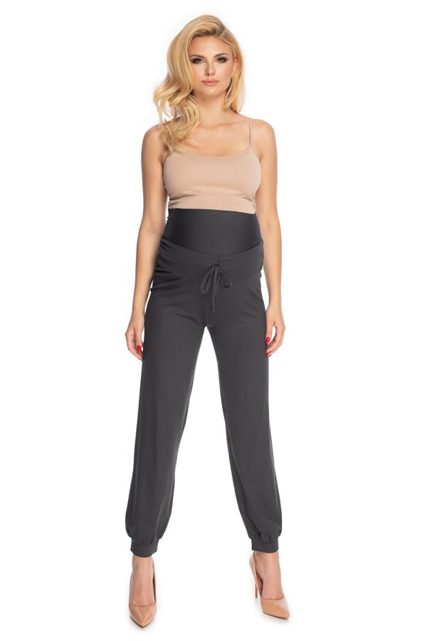 grey Maternity pants model 147529 PeeKaBoo