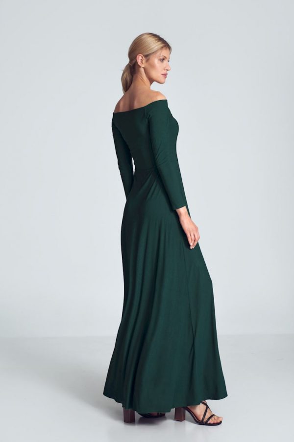 green Long dress model 147923 Figl