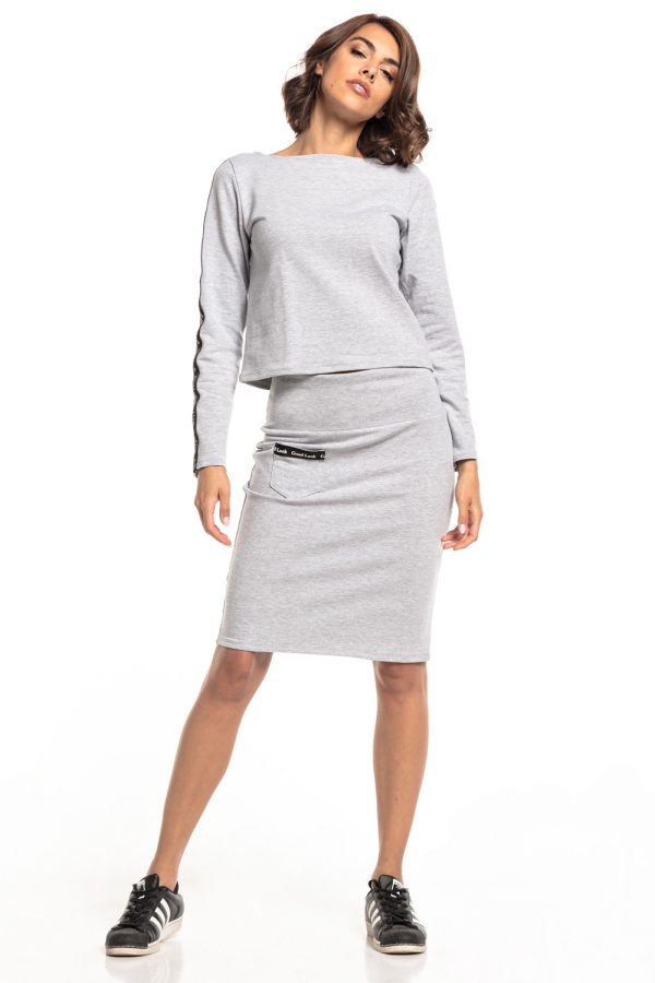 grey Skirt model 148165 Tessita