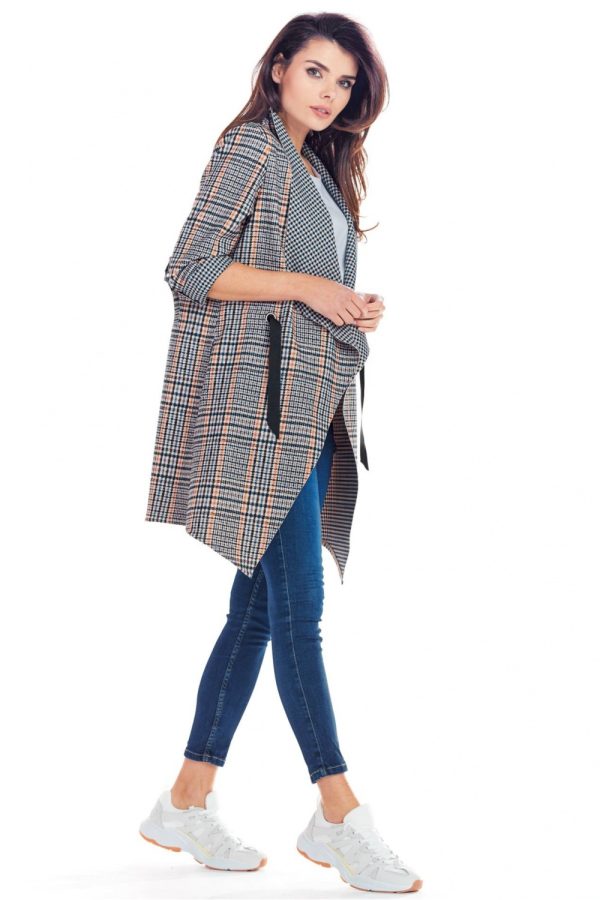 navy blue Jacket model 148983 awama