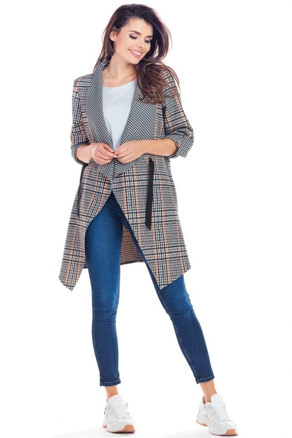 navy blue Jacket model 148983 awama