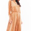 beige Evening dress model 150737 awama