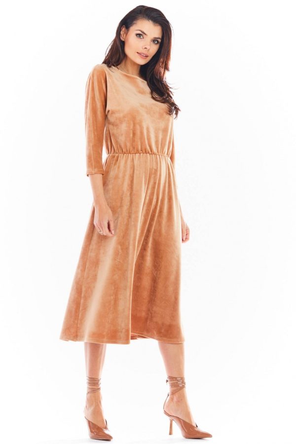 beige Evening dress model 150737 awama