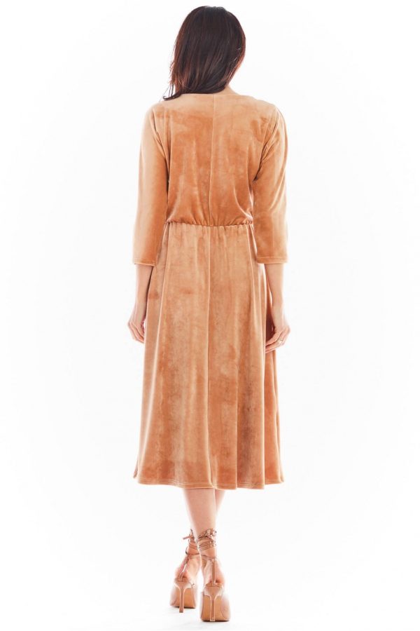 beige Evening dress model 150737 awama