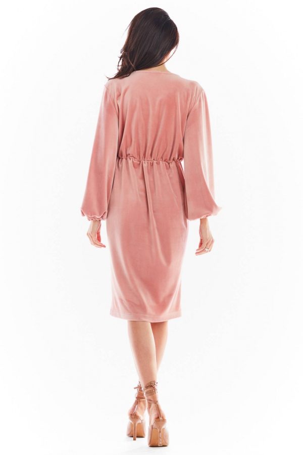 pink Evening dress model 150747 awama