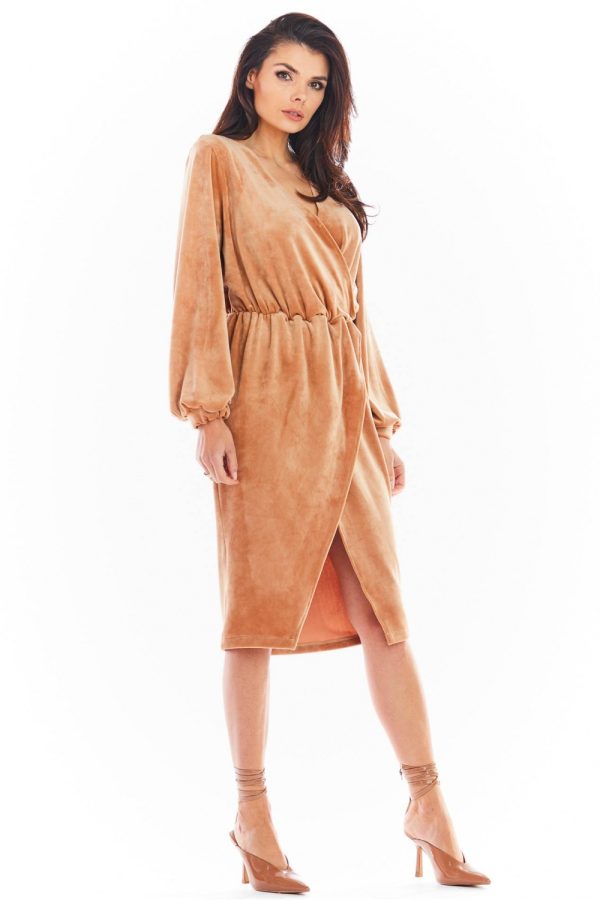 beige Evening dress model 150748 awama