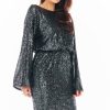 grey Evening dress model 150758 awama