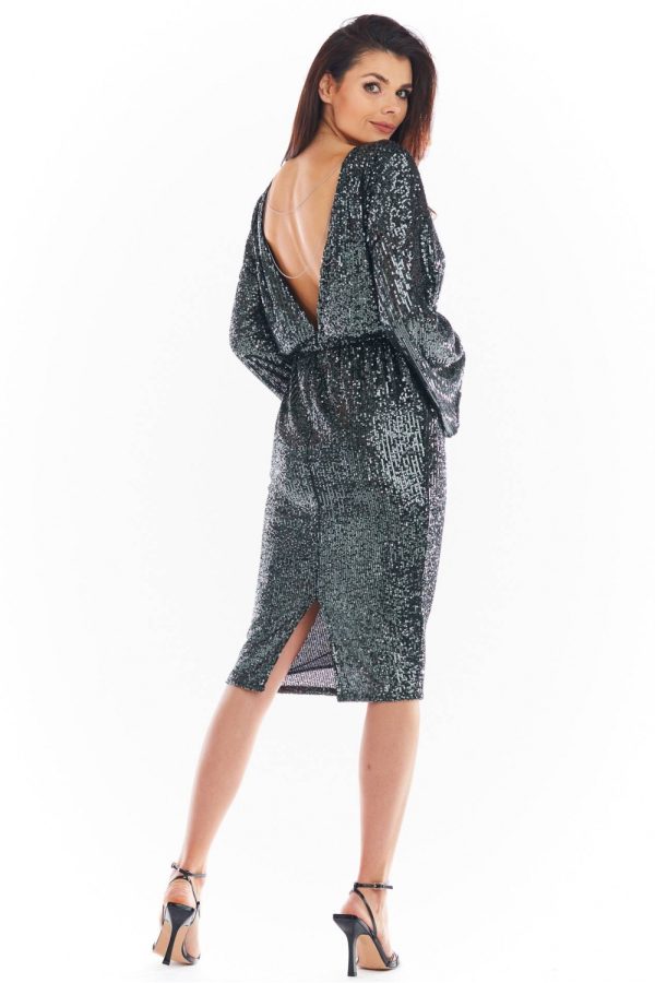 grey Evening dress model 150758 awama