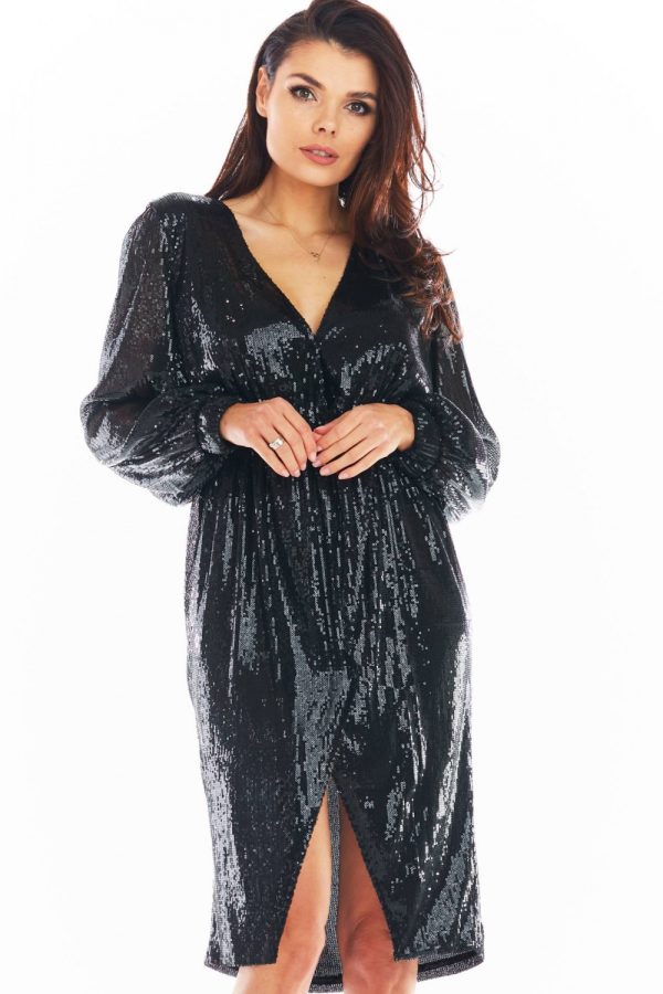 black Evening dress model 150768 awama