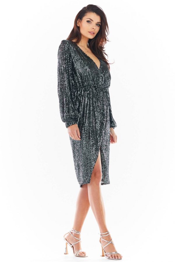 grey Evening dress model 150769 awama
