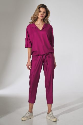 violet Women trousers model 151818 Figl