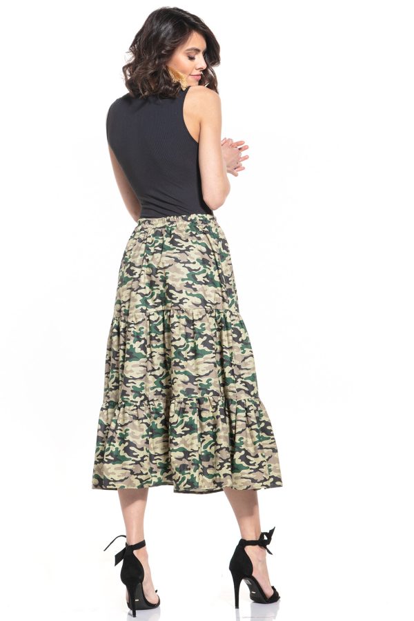multicolor Long skirt model 152857 Tessita