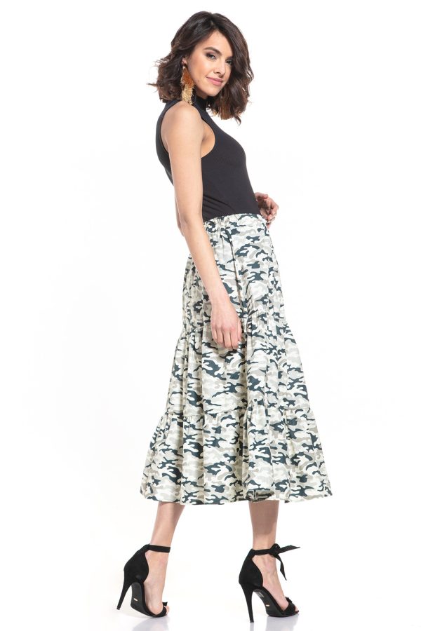 multicolor Long skirt model 152858 Tessita