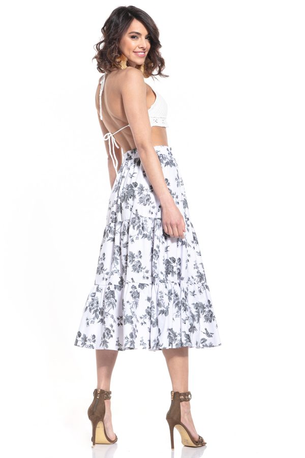 grey Long skirt model 152861 Tessita