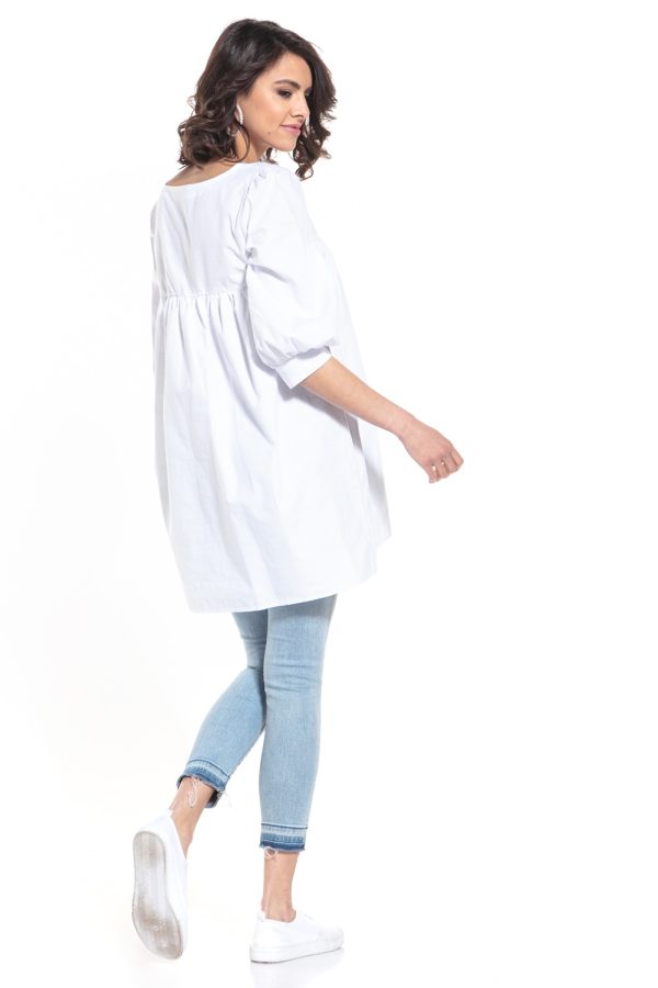 white Tunic model 152889 Tessita