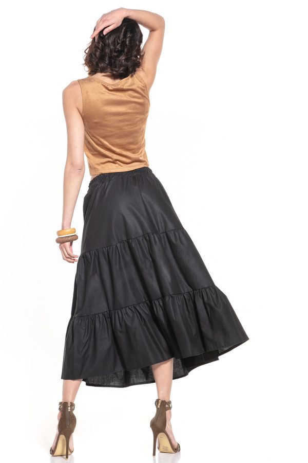 black Long skirt model 152899 Tessita