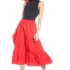 901204 red Long skirt model 152900 Tessita