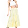 yellow Long skirt model 152906 Tessita