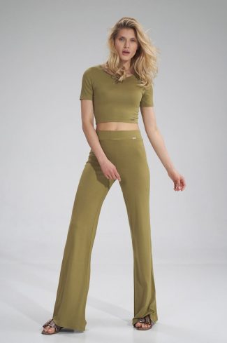green Women trousers model 154713 Figl