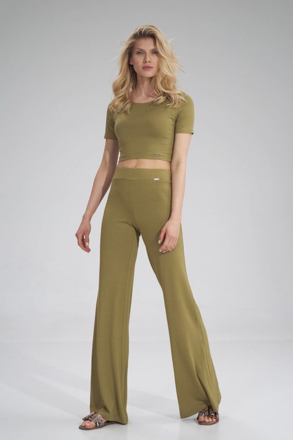 green Women trousers model 154713 Figl