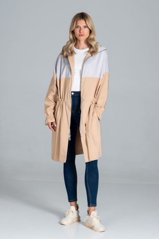 beige Coat model 157552 Figl
