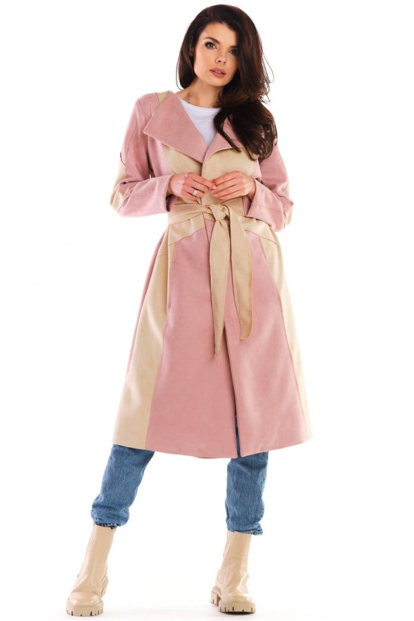 pink Coat model 158798 awama