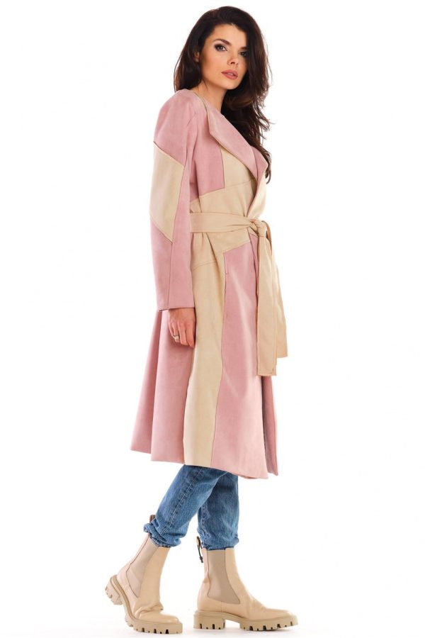 pink Coat model 158798 awama