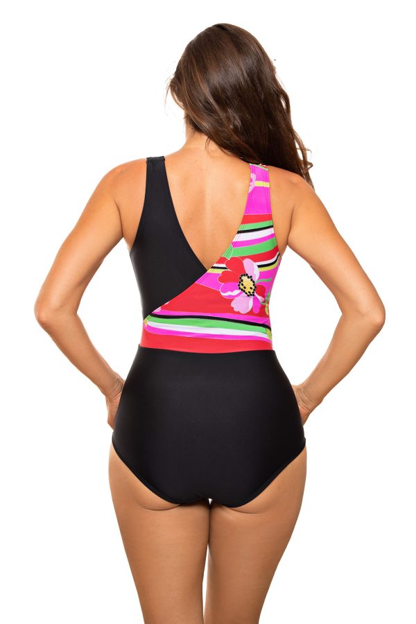 black Swimsuit one piece model 164043 Marko
