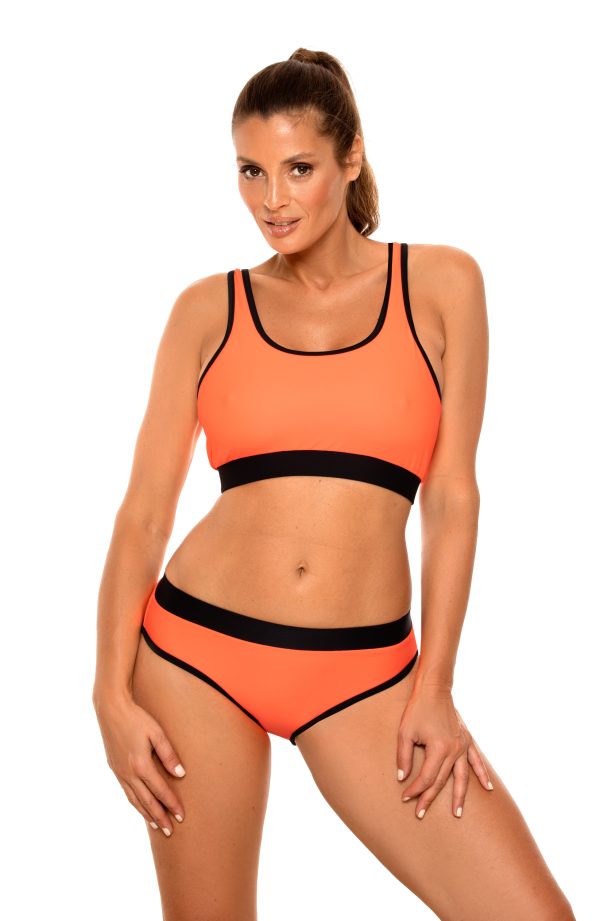 orange Swimsuit two piece model 164112 Marko