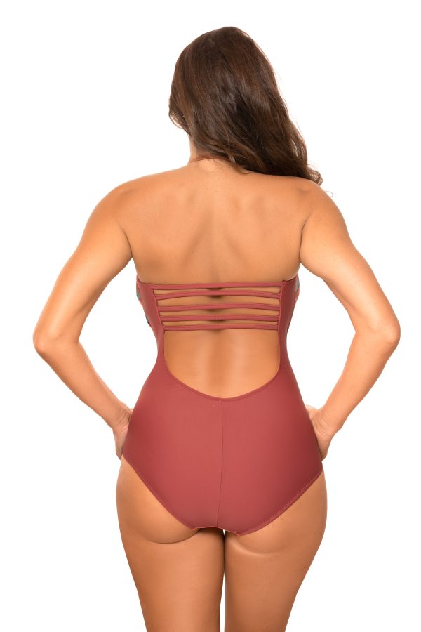 brown Swimsuit one piece model 164263 Marko