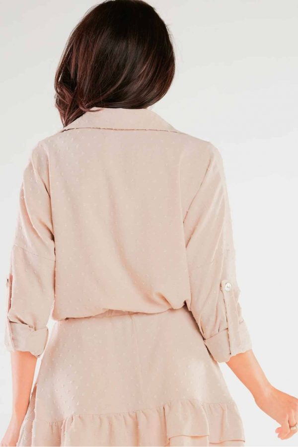 beige Shirt model 166782 awama