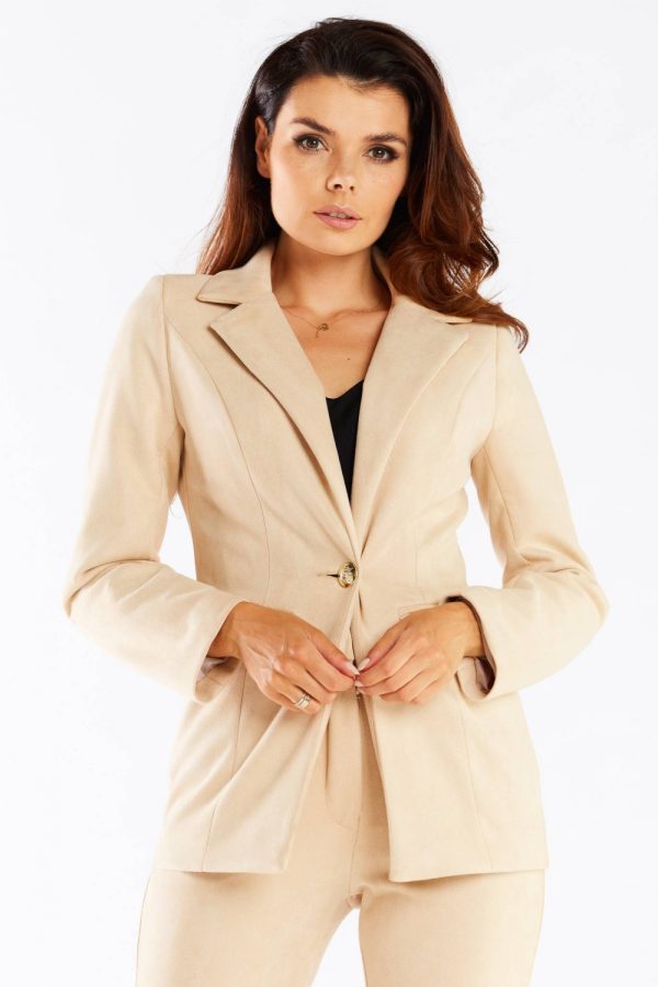 beige Jacket model 166822 awama