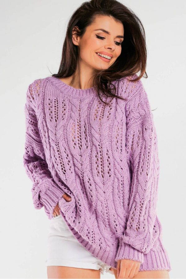 violet Jumper model 166866 awama