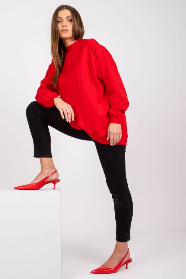 red Sweatshirt model 169760 BFG