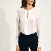 949606 beige Long sleeve shirt model 169911 Nife