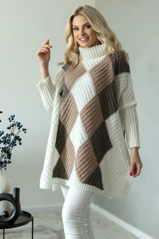 953371 multicolor Turtleneck model 171304 PeeKaBoo