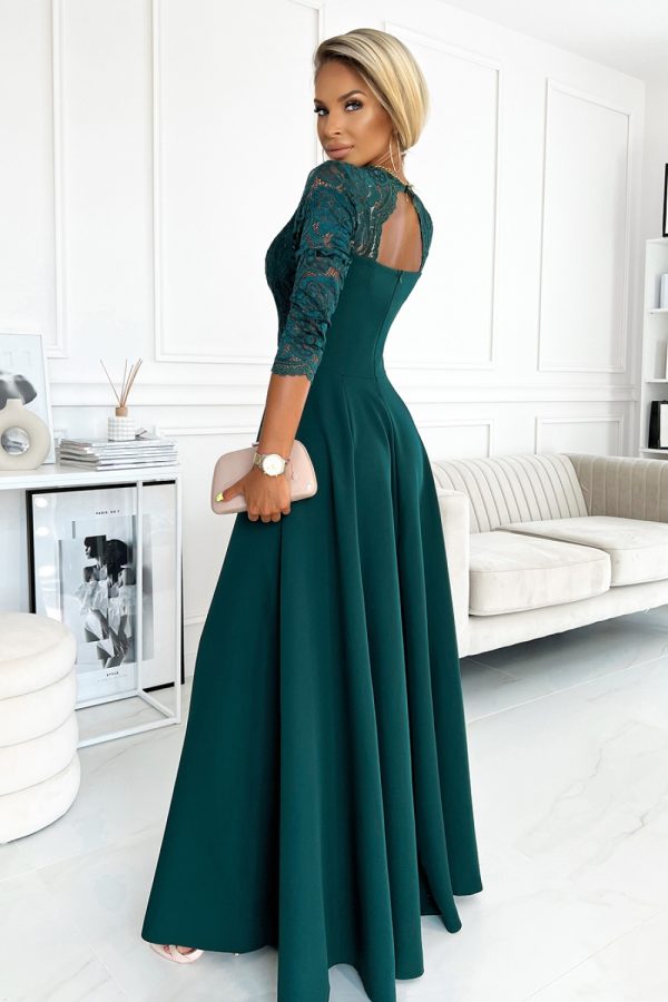 green Long dress model 171435 Numoco