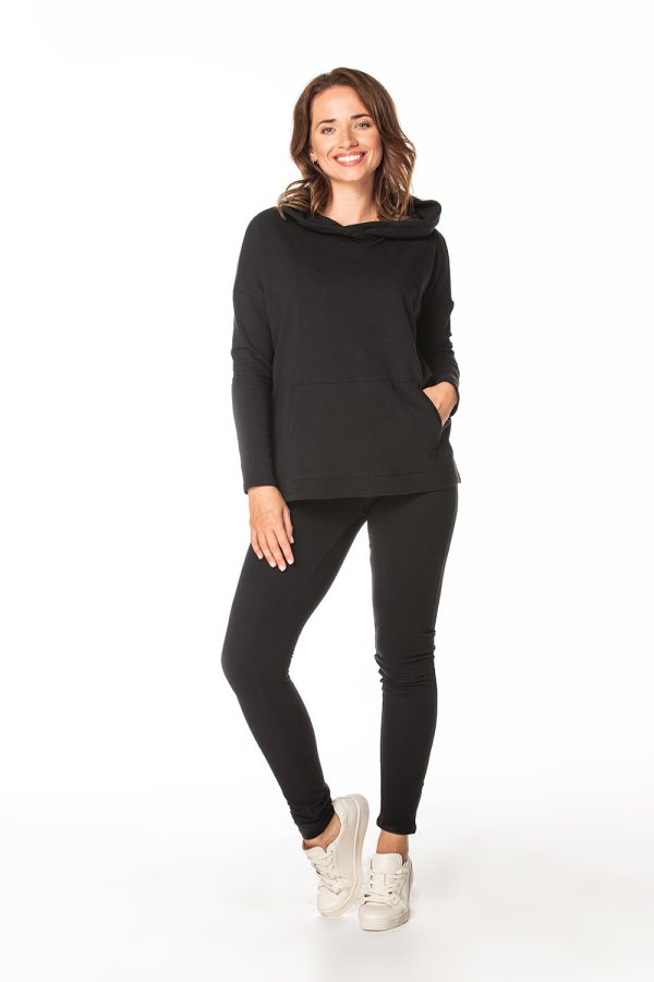 black Sweatshirt model 171889 Tessita