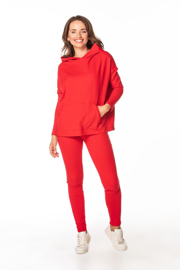 red Sweatshirt model 171891 Tessita