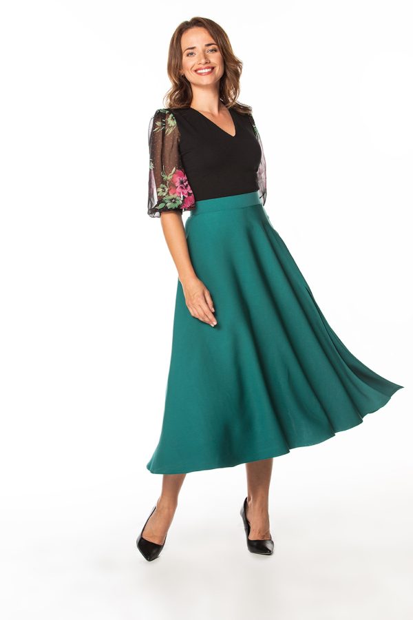 green Skirt model 171938 Tessita