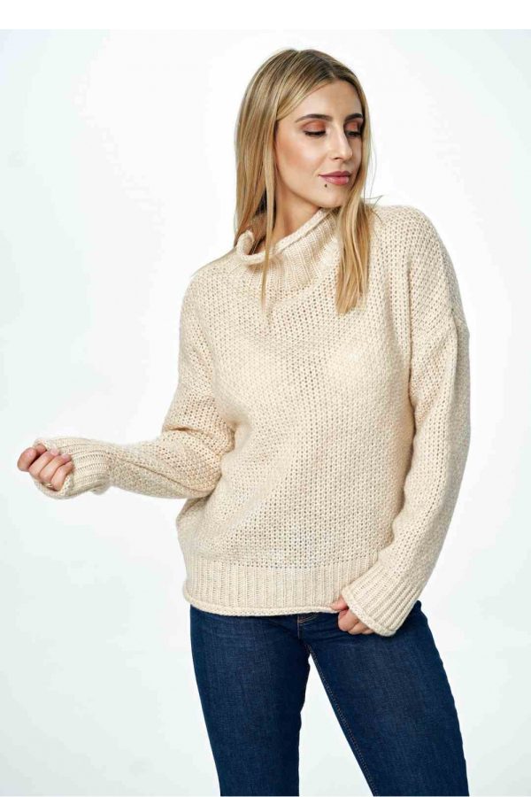 beige Jumper model 172241 Figl