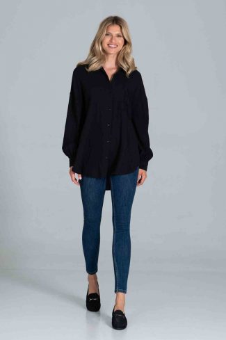 black Long sleeve shirt model 172273 Figl