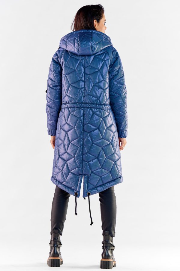 navy blue Jacket model 173886 awama
